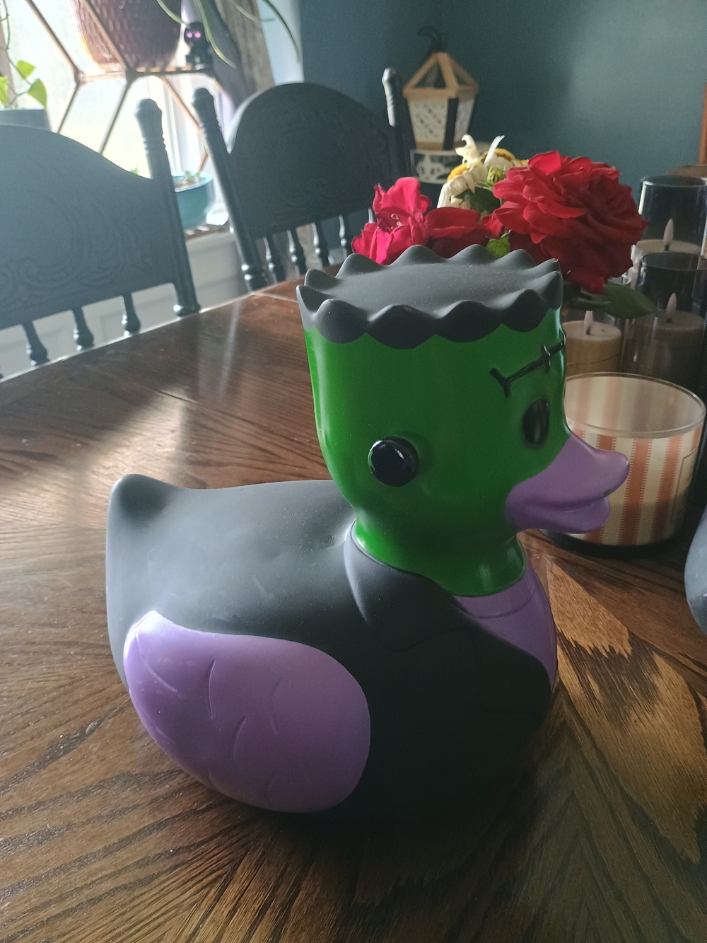 Green & Purple Reptile Toy - Frankenstein Duck - Picture 2 of 3